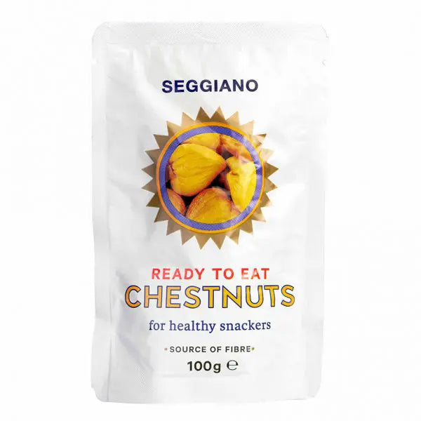 SEGGIANO Ready To Eat Chestnuts 100g  VEGAN  VEGETARIAN  WHEAT FREE