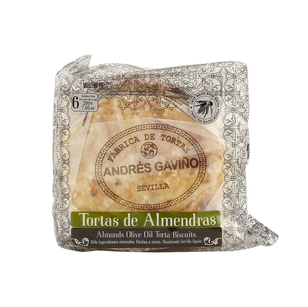 Andrés Gaviño - Tortas Olive Oil Biscuits with Almonds 200g