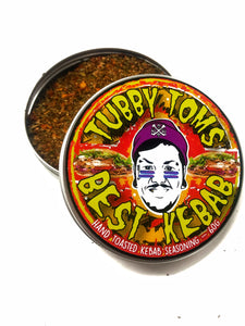 Tubby Toms - Best Kebab - Hand Toasted Spice Mix Seasoning Tin 60g