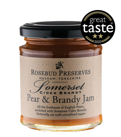 Rosebud Preserves - Pear & Somerset Brandy Jam 227g