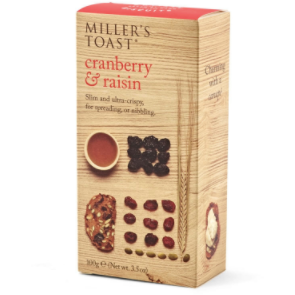 Cranberry & Raisin: Millers Toast (100g)
