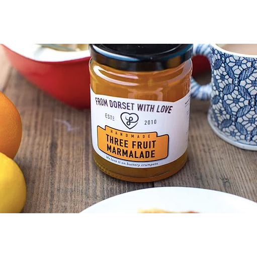 From Dorset With Love Three Fruit Marmalade - 340g