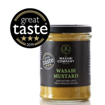 one jar of wasabi mustard from the wasabi company dorset
