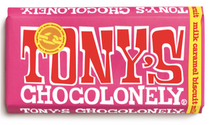 Tony's Chocolonely Milk Caramel Biscuit 180g *NEW FLAVOUR*