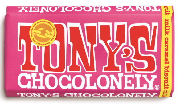 Tony's Chocolonely Milk Caramel Biscuit 180g *NEW FLAVOUR*