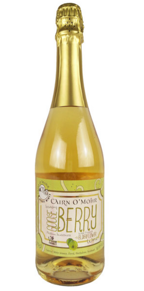 Sparkling Gooseberry and elderflower wine