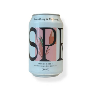 Something & Nothing - French Rosé + Hibiscus & Rose Seltzer Spritz, 330ml (4%)