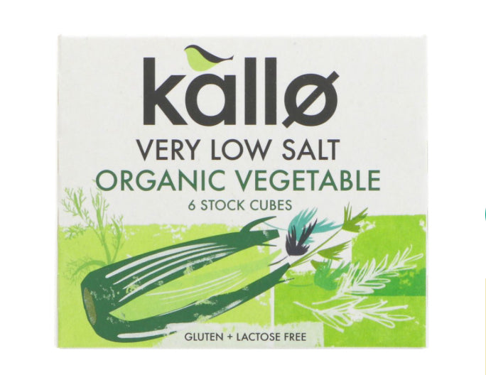 Kallo Low salt Vegetable stock cubes 60g