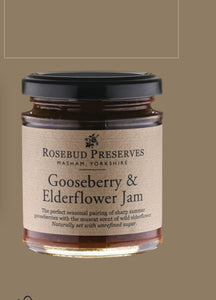 Rosebud Preserve - Gooseberry & Elderflower Jam 227g