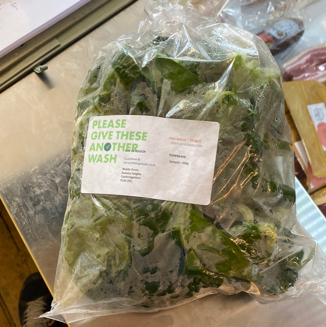 Organic Spinach Leaves 200g