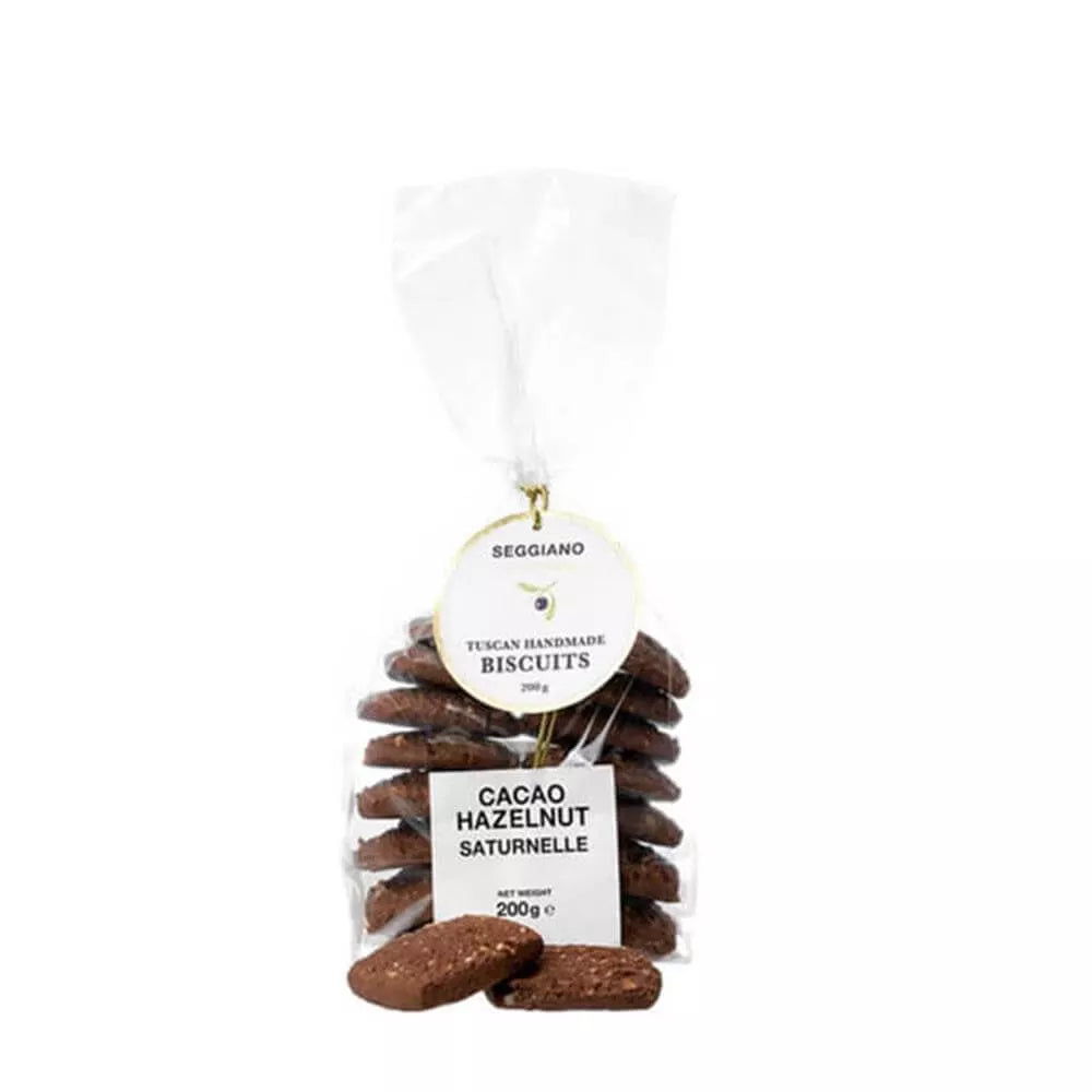 Seggiano Chocolate Hazelnut Saturnelle Biscotti - 200g