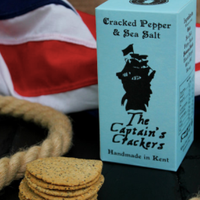 The Captain’s Crackers (Cracked Pepper & Sea Salt) 120g