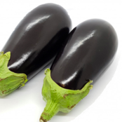Two Isle of White Aubergines