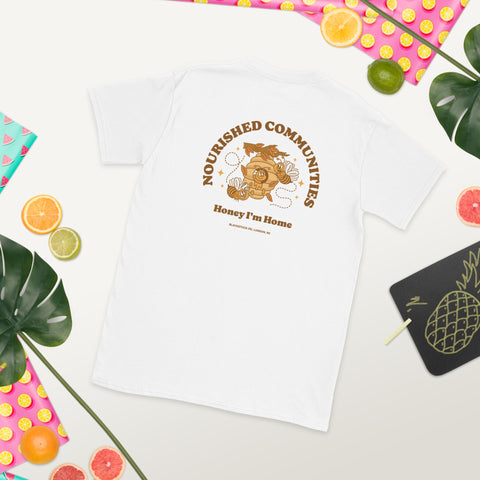 Nourished Communities, Honey I'm Home T-shirt, Blackstock Road, N5